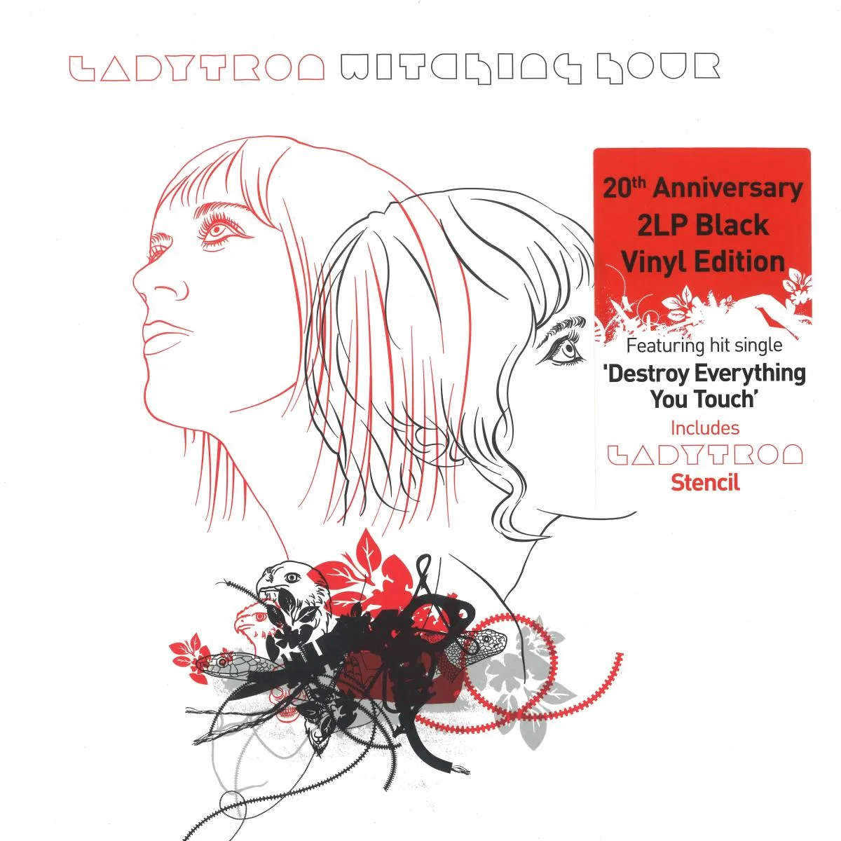 Лицевая сторона обложки — Ladytron — Witching Hour (20th Anniversary Edition) 2x12