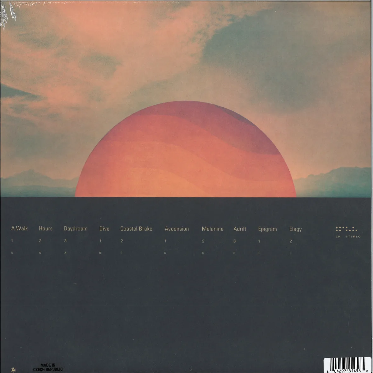 Back cover — Tycho — DIVE LP 2x12"