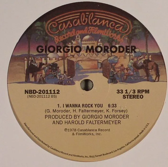 Обратная сторона обложки — Giorgio MORODER — Evolution