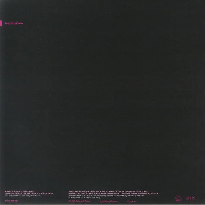 Back cover — KALEXIS / PAULOR — In Between