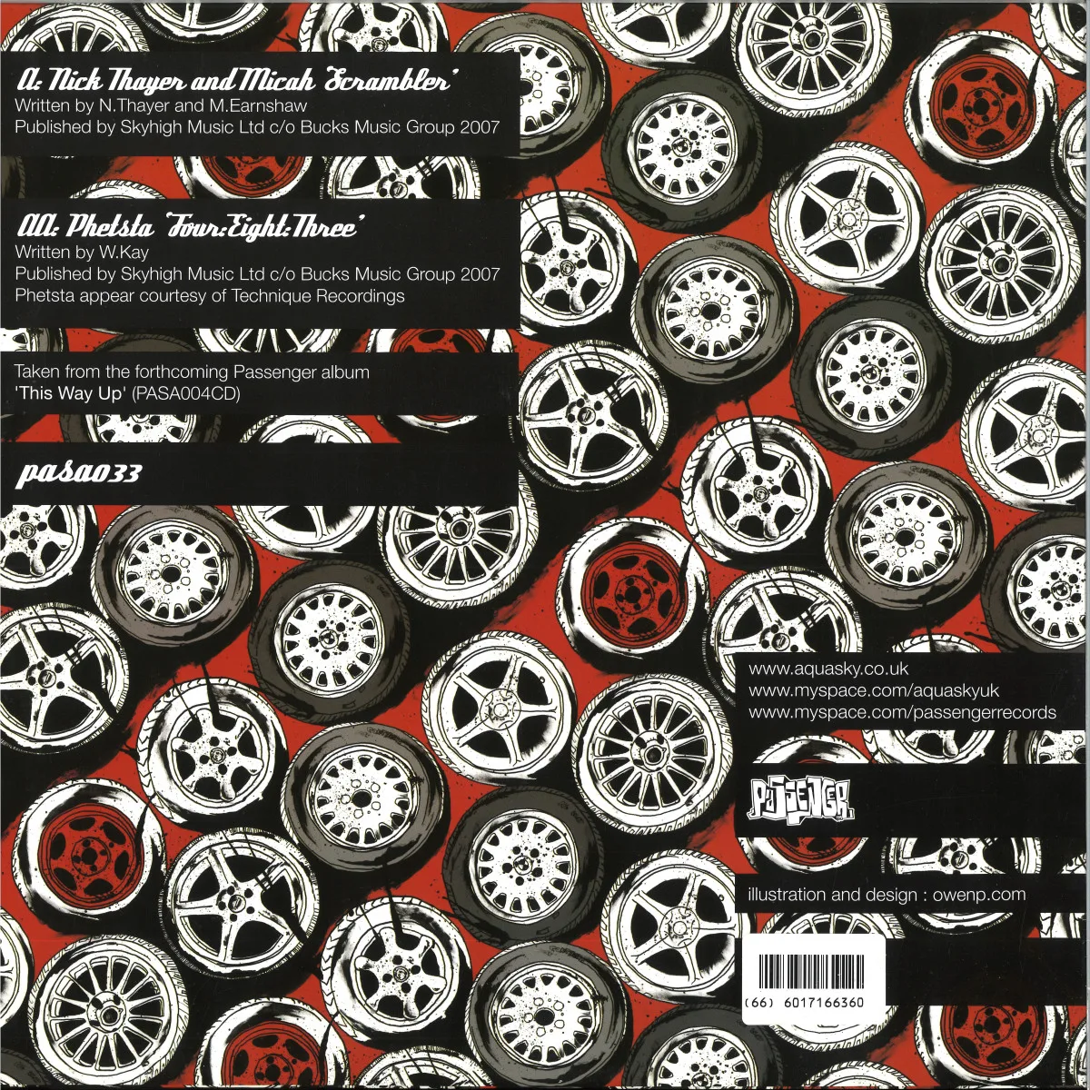 Back cover — Nick Thayer&Micah/Phetsta — Scrambler / Four: Eight: Three