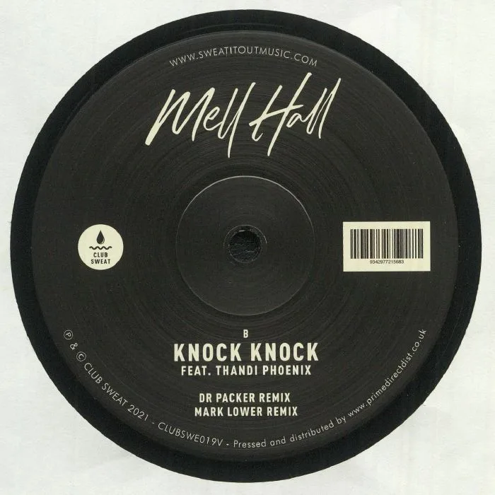 Back cover — MELL HALL feat THANDI PHOENIX — Knock Knock