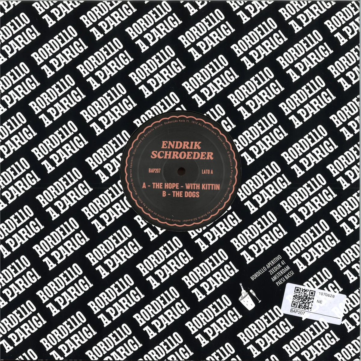 Back cover — Endrik Schroeder&Kittin — THE HOPE