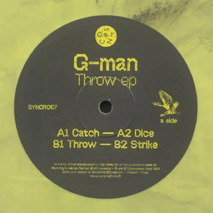 Front cover — G MAN — Throw EP