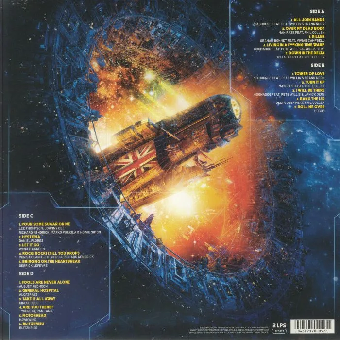 Back cover — DEF LEPPARD / VARIOUS — The Many Faces Of Def Leppard