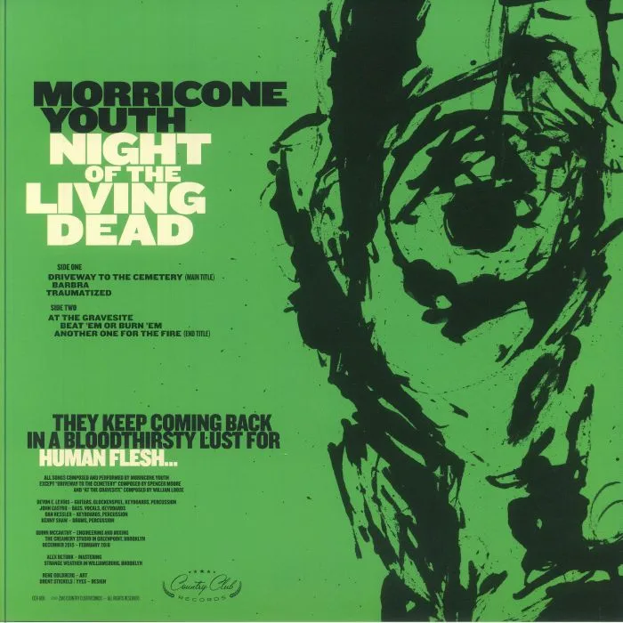 Обратная сторона обложки — MORRICONE YOUTH — Night Of The Living Dead (Soundtrack)