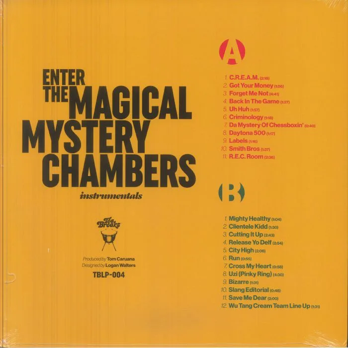 Обратная сторона обложки — WU TANG vs THE BEATLES — Enter The Magical Mystery Chambers Instrumentals