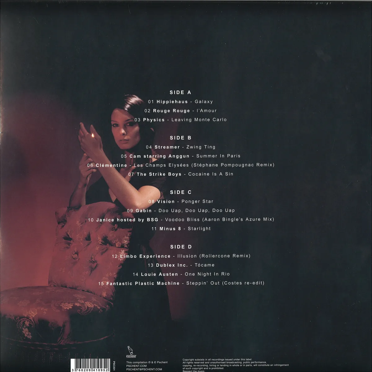 Back cover — Various — Hotel Costes Vol.5 (2x12")