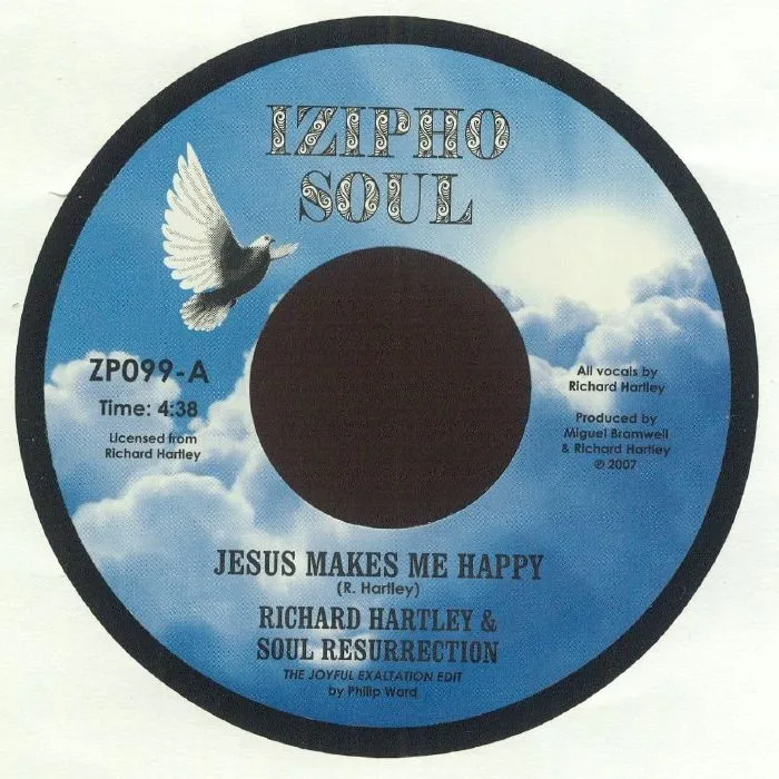 Лицевая сторона обложки — Richard HARTLEY / SOUL RESURRECTION — Jesus Makes Me Happy