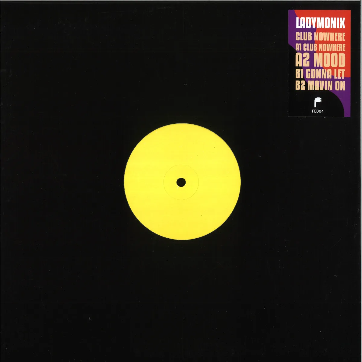 Front cover — Ladymonix — Club Nowhere EP