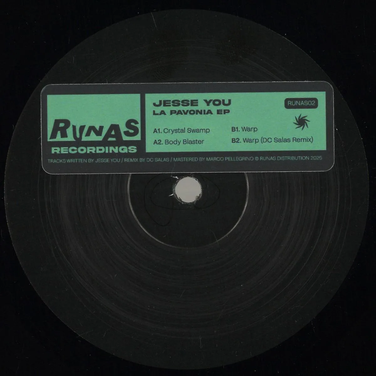 Лицевая сторона обложки — Jesse You — La Pavonia EP (Incl. DC Salas Remix)
