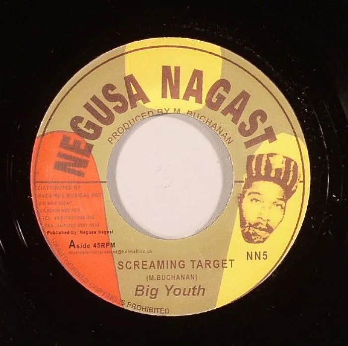 BIG YOUTH — Screaming Target (You Don't Love Me / No No No Riddim)