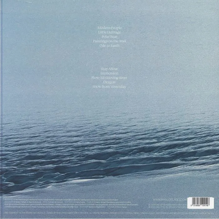 Back cover — Manu DELAGO / MAD ABOUT LEMON — Snow From Yesterday