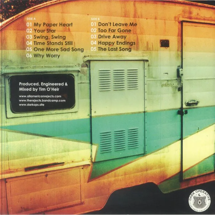 Обратная сторона обложки — The ALL AMERICAN REJECTS — The All American Rejects (reissue)