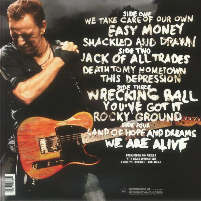 Back cover — Bruce SPRINGSTEEN — Wrecking Ball