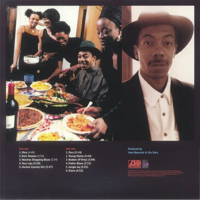 Back cover — Olu DARA — In The World: From Natchez To New York (remastered)