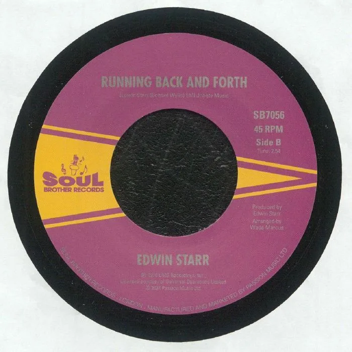 Back cover — Edwin STARR — Time