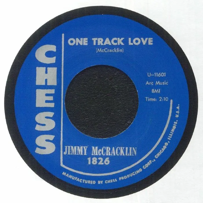 Front cover — Jimmy McCRACKLIN — One Track Love