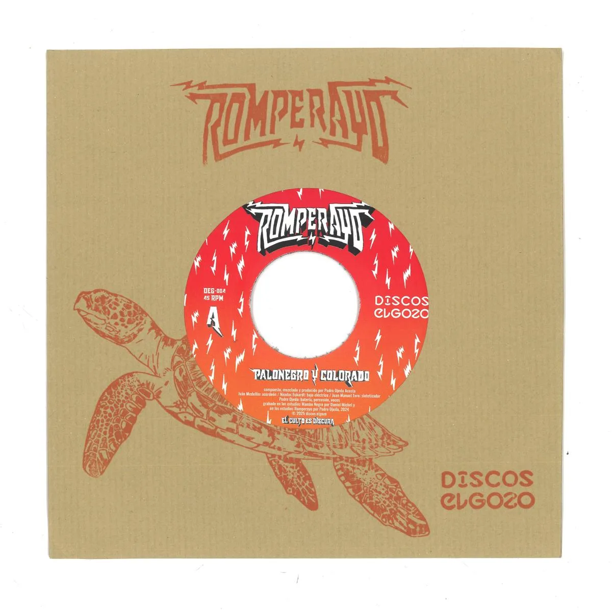 Romperayo — Palonegro y Colorado / Ecos Sicodélicos (7")