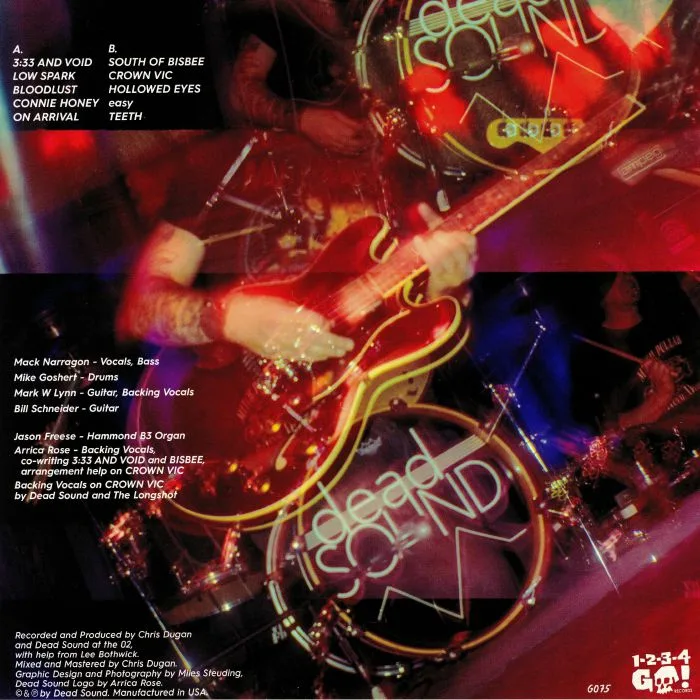 Back cover — DEAD SOUND — Dead Sound
