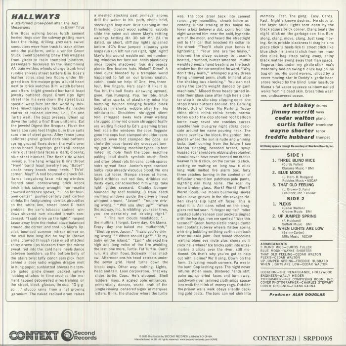 Back cover — Art BLAKEY & THE JAZZ MESSENGERS — 3 Blind Mice