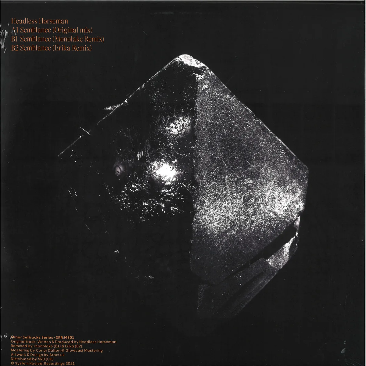 Обратная сторона обложки — Headless Horseman — Semblance EP