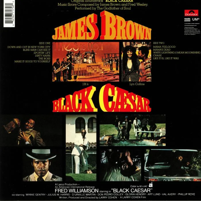Back cover — James BROWN — Black Caesar (Soundtrack)