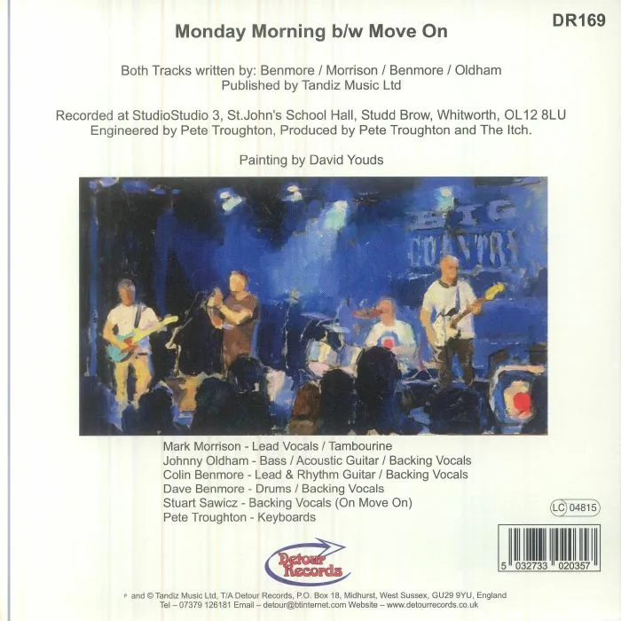 Обратная сторона обложки — The ITCH — Monday Morning