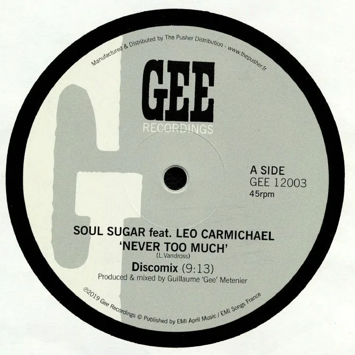 SOUL SUGAR feat LEONARDO CARMICHAEL — Never Too Much