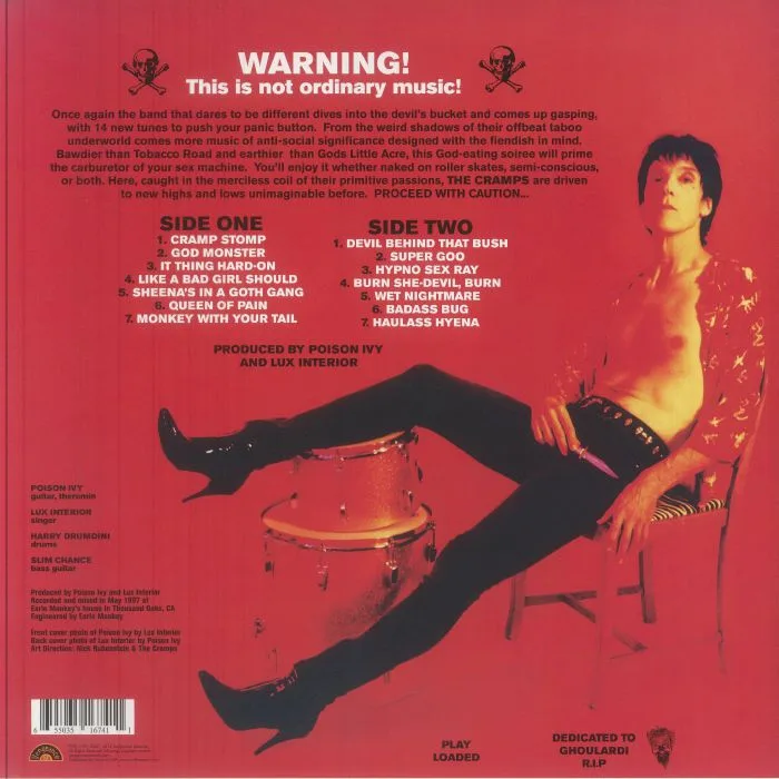 Обратная сторона обложки — The CRAMPS — Big Beat From Badsville (reissue)