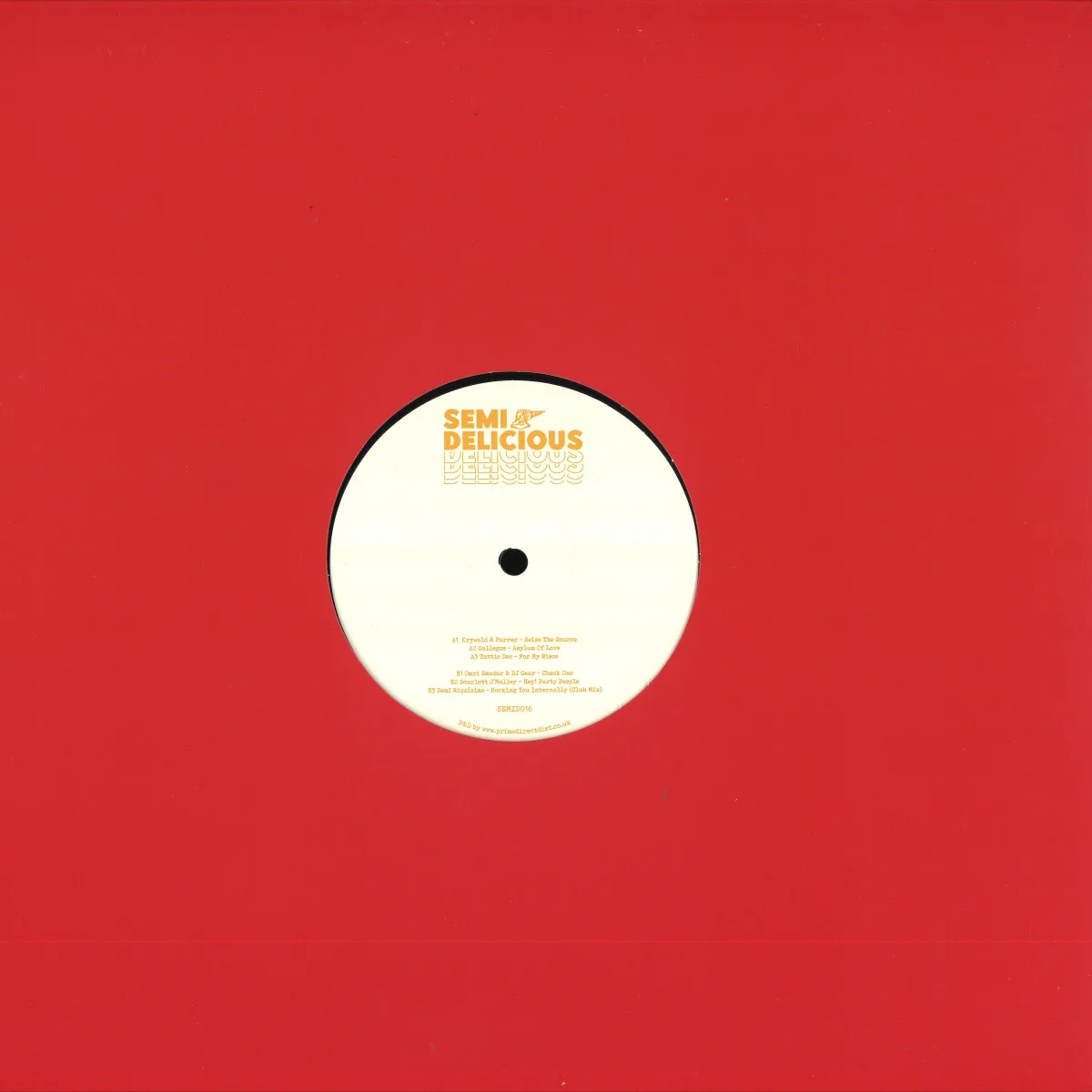 Back cover — Various — Asylum of Love EP