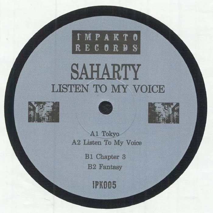 Лицевая сторона обложки — SAHARTY — Listen To My Voice