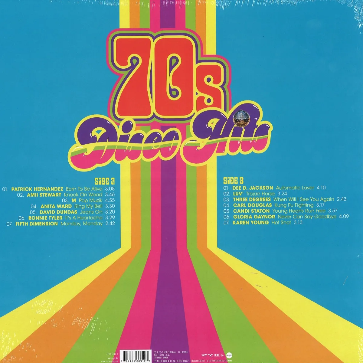 Back cover — Various — 70s Disco Hits