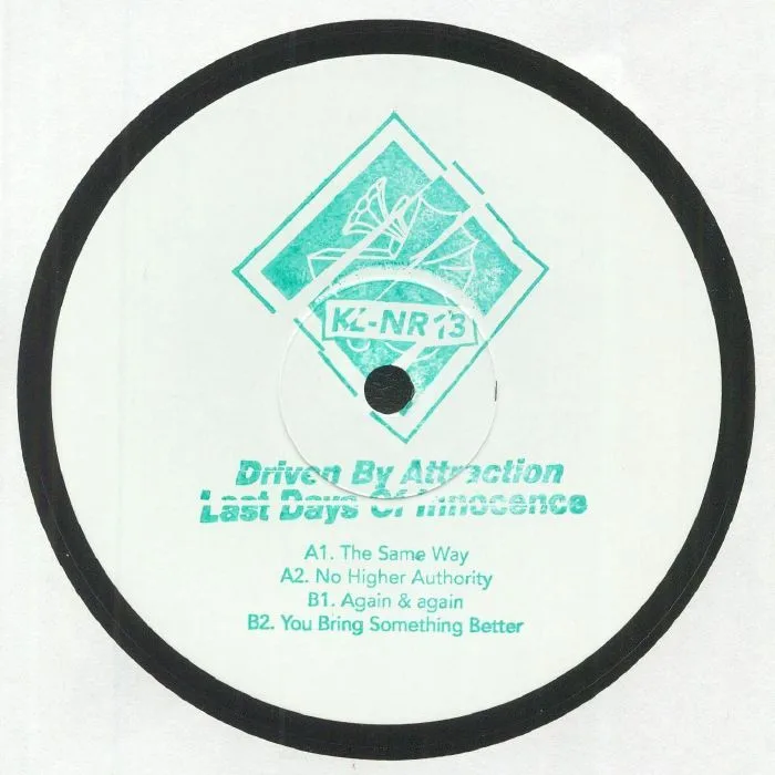 Front cover — DRIVEN BY ATTRACTION — Last Days Of Innocence