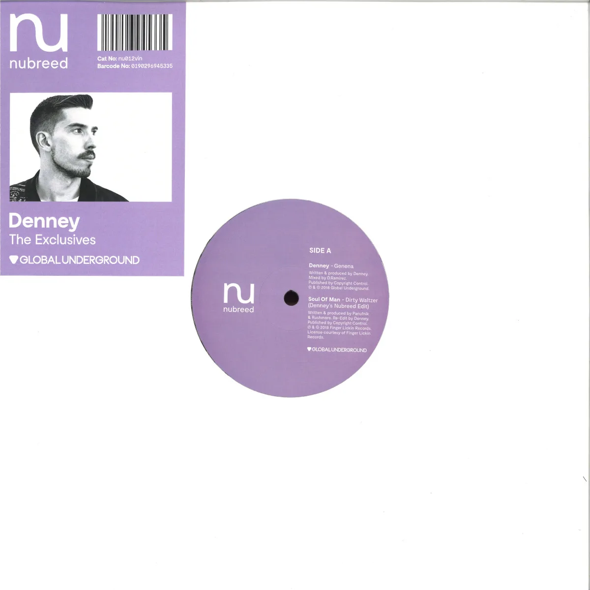 Лицевая сторона обложки — Denney — Global Underground: Nubreed 12 - Denney (The Exclusives)
