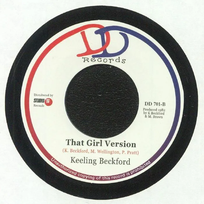 Обратная сторона обложки — Keeling BECKFORD — That Girl