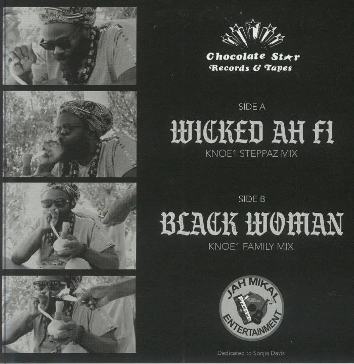 Back cover — Mikal ASHER feat GARY DAVIS — Wicked Ah Fi: Knoe1 mixes