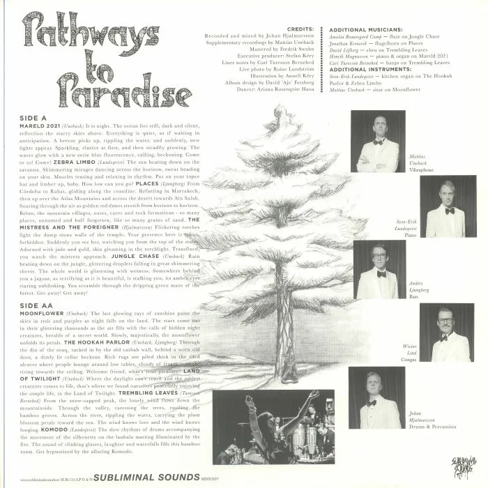 Обратная сторона обложки — IXTAHUELE — Pathways To Paradise