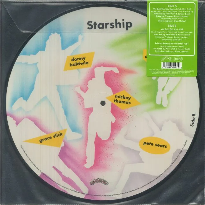 Back cover — STARSHIP — We Built This City