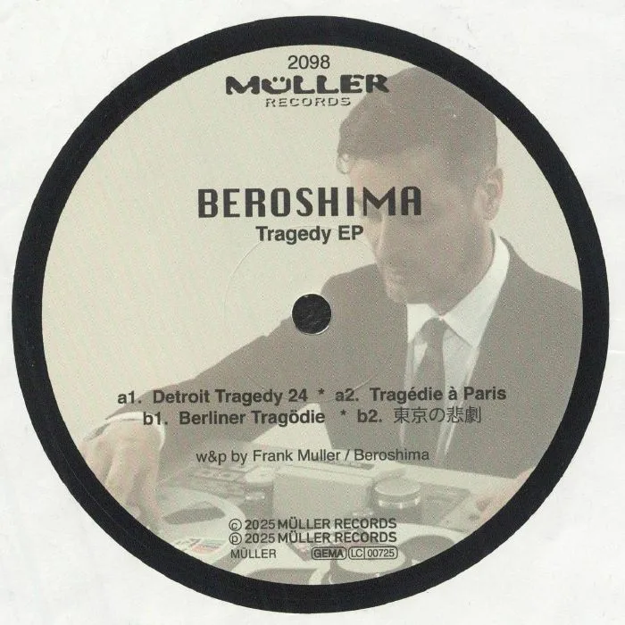 Обратная сторона обложки — BEROSHIMA — Tragedy EP