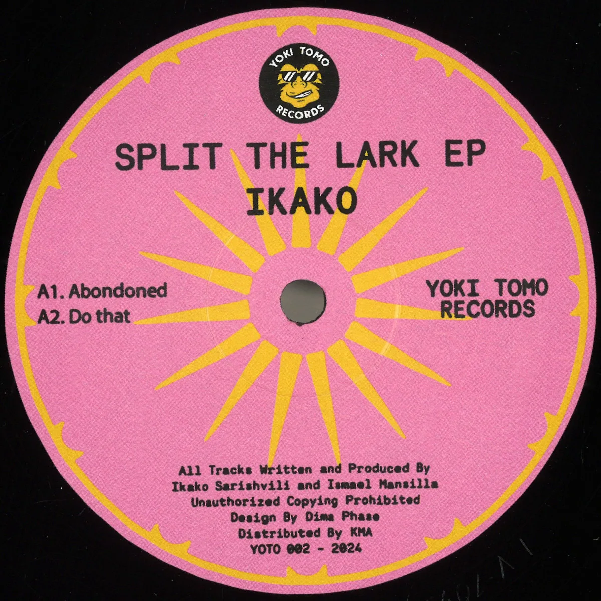 Front cover — IKAKO & The Cap Boy — Split The Lark EP