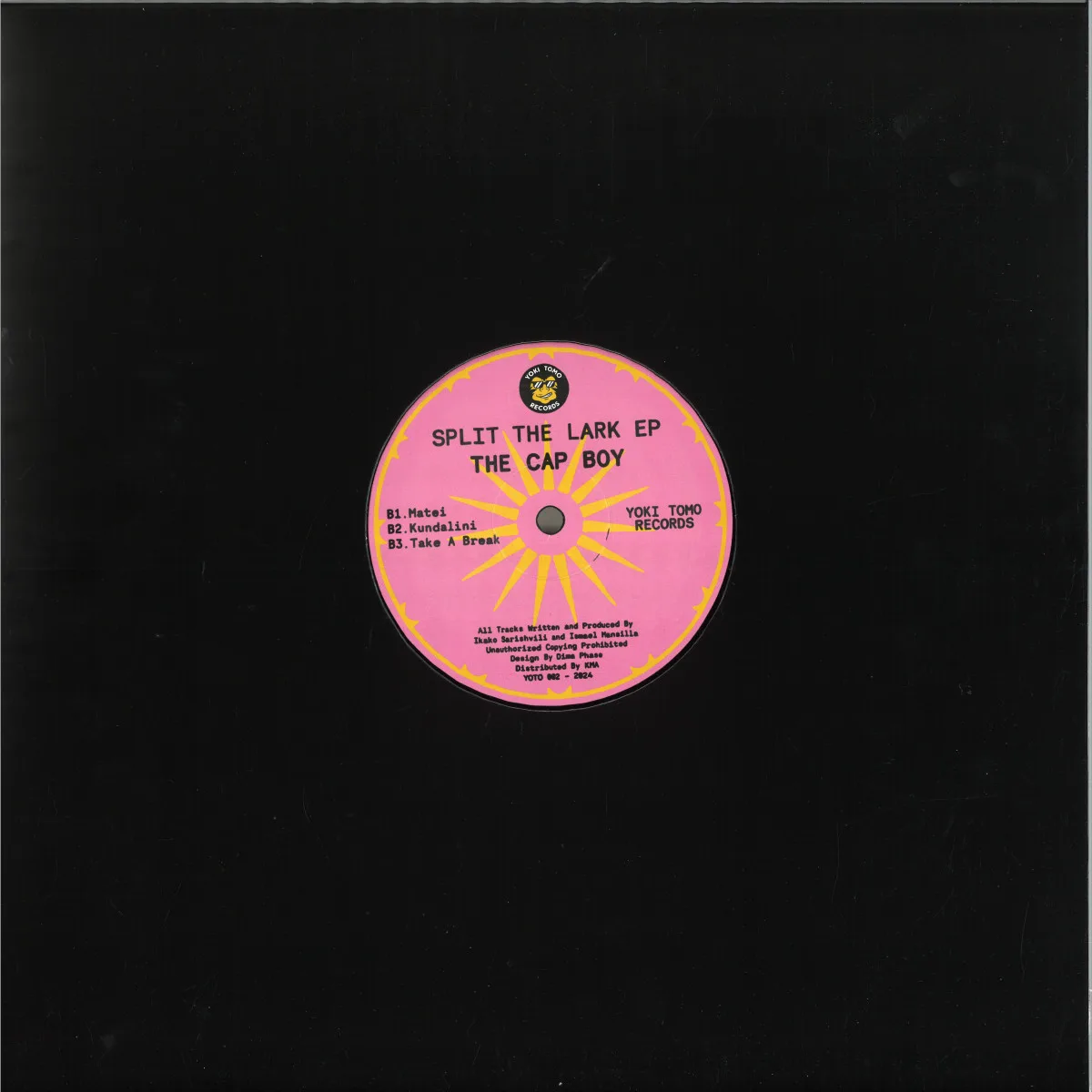 Back cover — IKAKO & The Cap Boy — Split The Lark EP