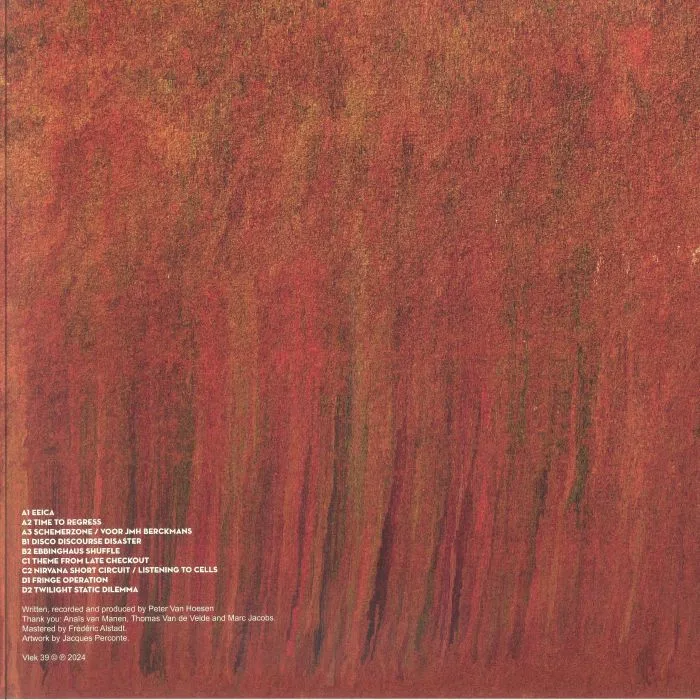 Back cover — Peter VAN HOESEN — Towards The Center Of Time & Surrounded By Spirits