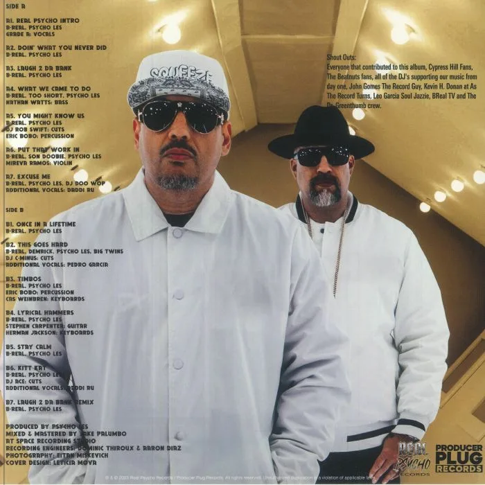 Обратная сторона обложки — B REAL / PSYCHO LES — Real Psycho (Deluxe Edition)