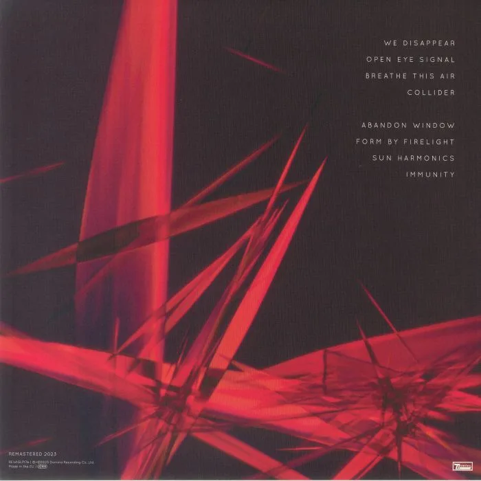 Обратная сторона обложки — Jon HOPKINS — Immunity (10th Anniversary Edition) (remastered)