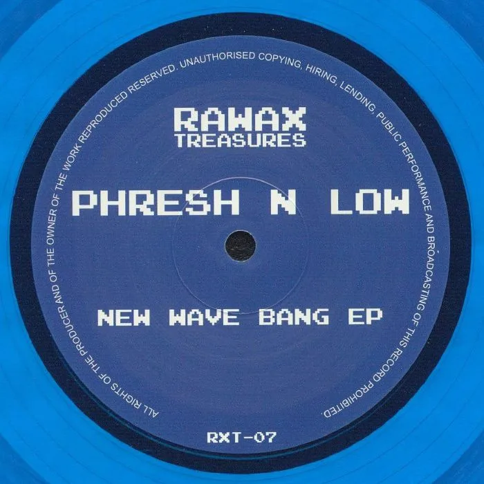 Лицевая сторона обложки — PHRESH N LOW — New Wave Bang EP (reissue)