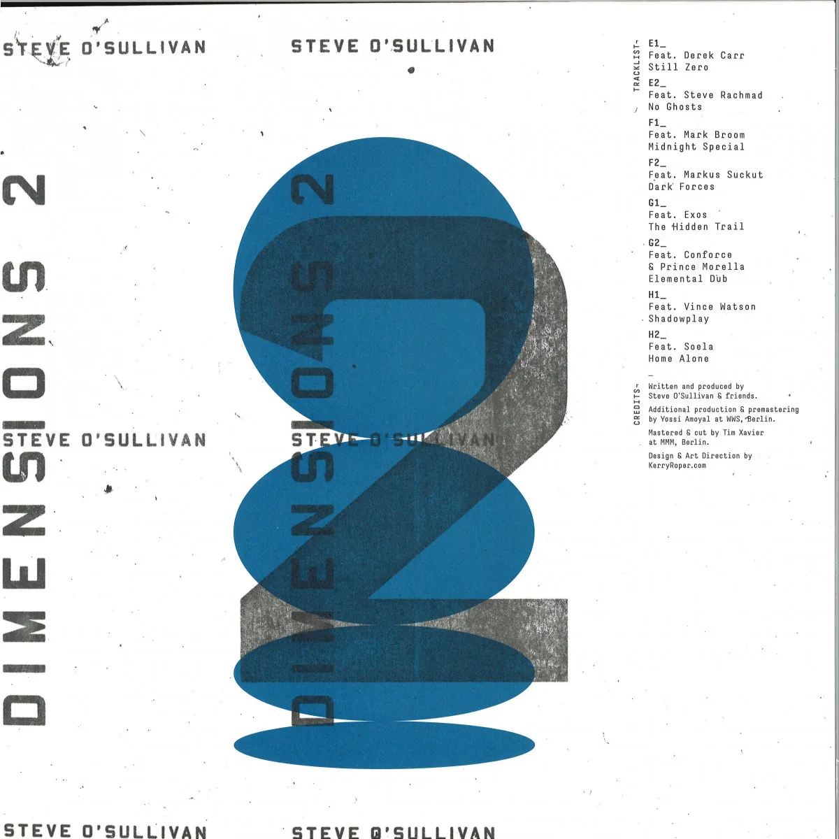 Обратная сторона обложки — Steve O'Sullivan — Dimensions II (2x12")