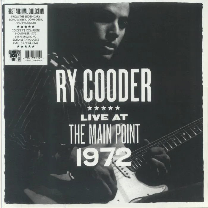 Ry COODER — Live At The Main Point 1972 (Record Store Day RSD 2025)