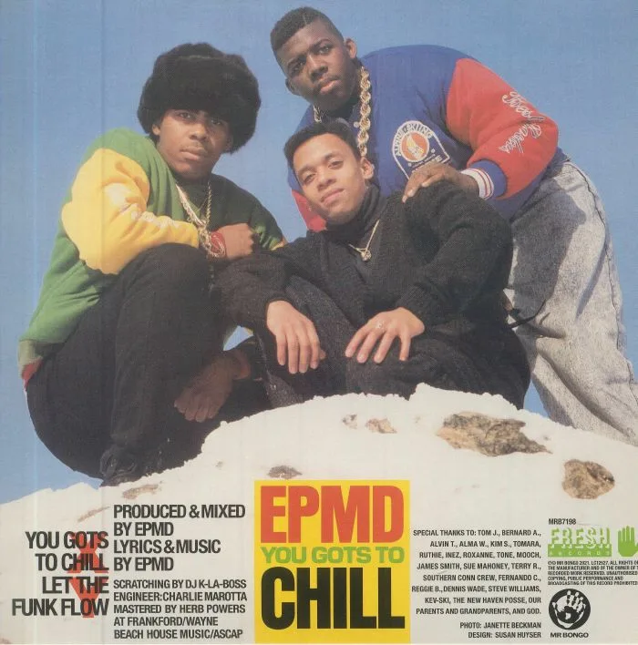 Обратная сторона обложки — EPMD — You Gots To Chill