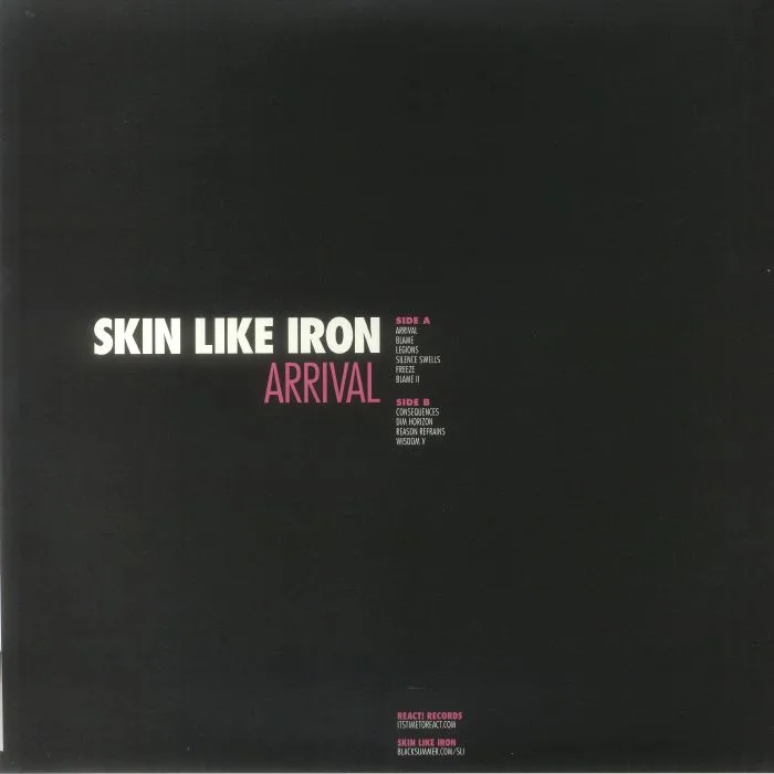 Обратная сторона обложки — SKIN LIKE IRON — Arrival